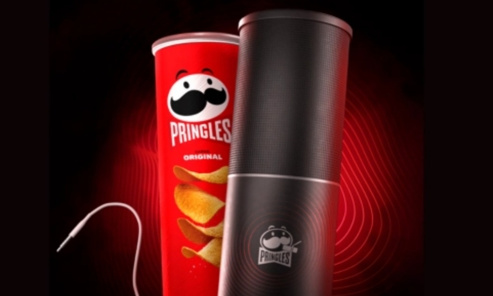 Pringles transforma su lata en un micrófono altavoz