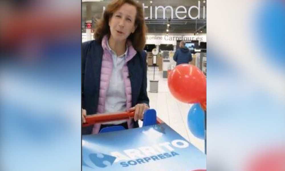Elodie Perthuisot presenta los carritos sorpresa de Carrefour España