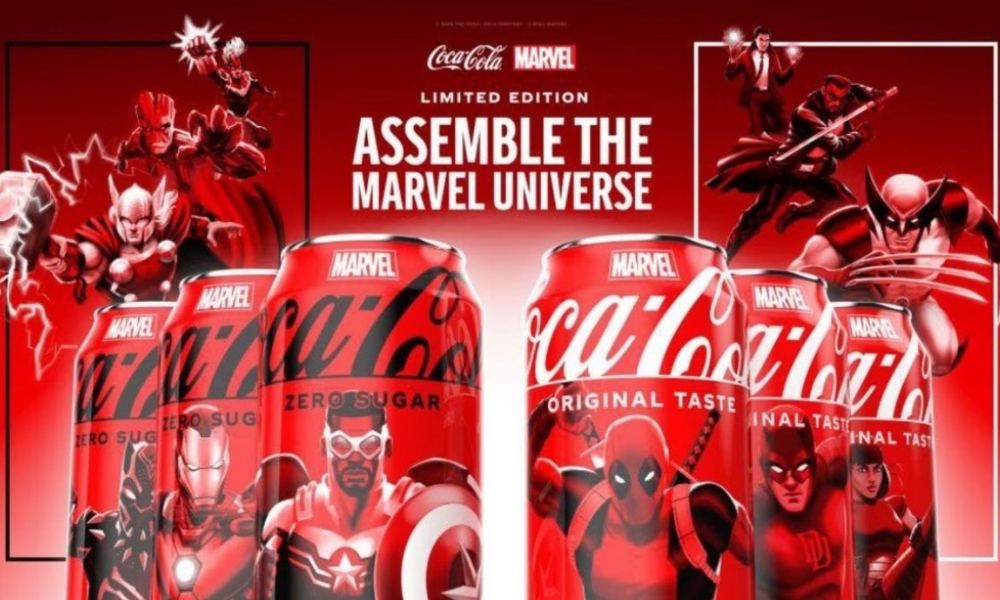 Coca-Cola lanza latas coleccionables de Marvel (y puedes ver a los personajes con realidad aumentada)