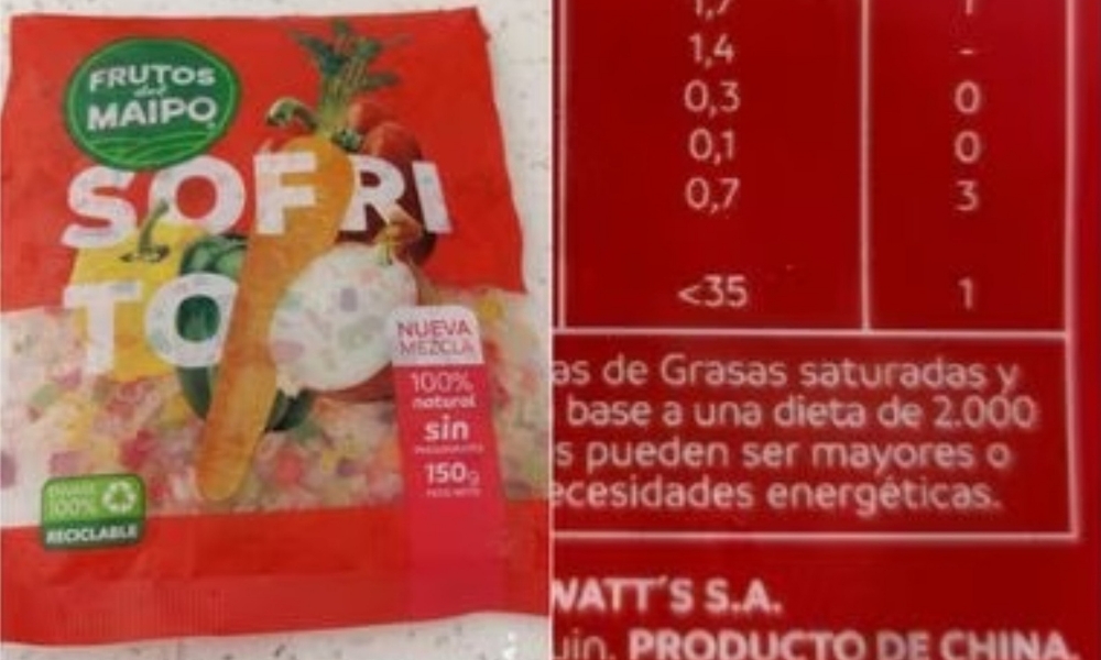 ¿En Chile no hay verduras?”: polémica por el origen del sofrito que venden en el supermercado