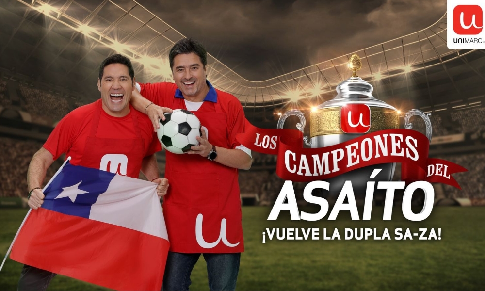 ¡Unimarc invita a disfrutar la Copa América con la nueva dupla Sa-Za!
