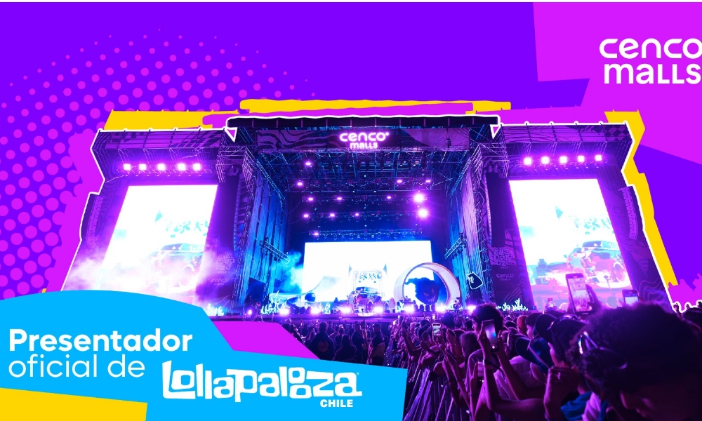 ¡Prepárate para la preventa de entradas! Lollapalooza Chile ya tiene fecha y Cenco Malls, presentador oficial, tendrá descuentos exclusivos a través de la app Mi Mall Cencosud