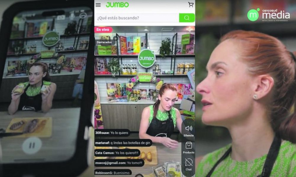El «Live Streaming Shopping» Ilega al retail: en Jumbo puede comprar viendo transmisiones en vivo