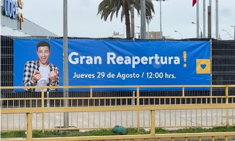 Este jueves reabre sus puertas supermercado Híper Líder de Curicó