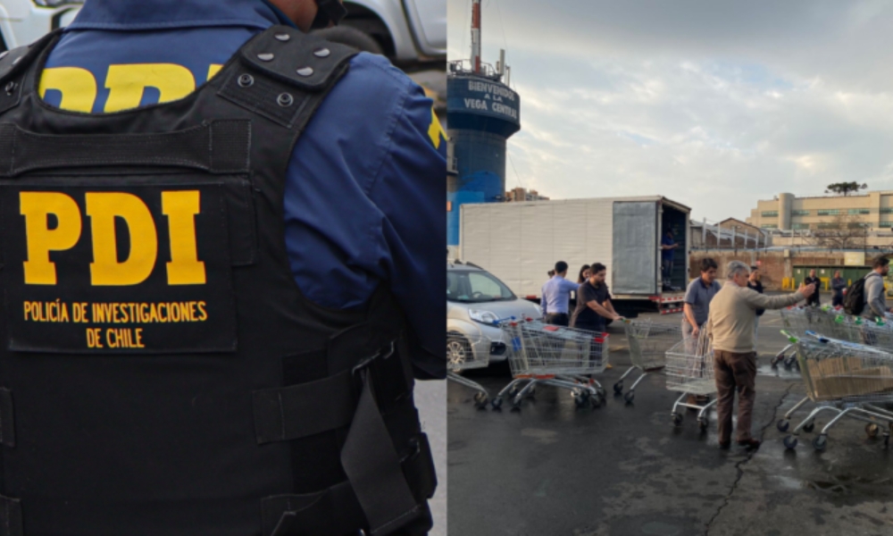 PDI recupera 347 carros de supermercado en la Vega Central: el decomiso se avalúa en $22 millones