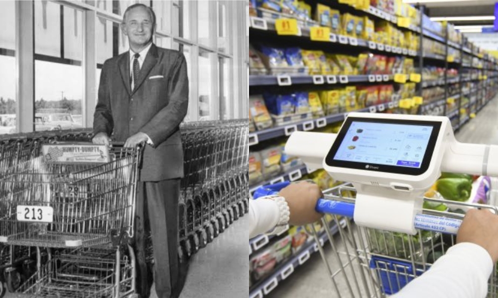 La evolución de los carros de supermercado: desde su invención hasta los avances tecnológicos implementados por Walmart Chile