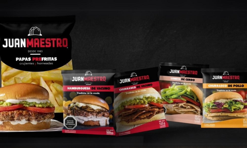 Cadena Juan Maestro ingresa al mundo del retail con hamburguesas y papas envasadas