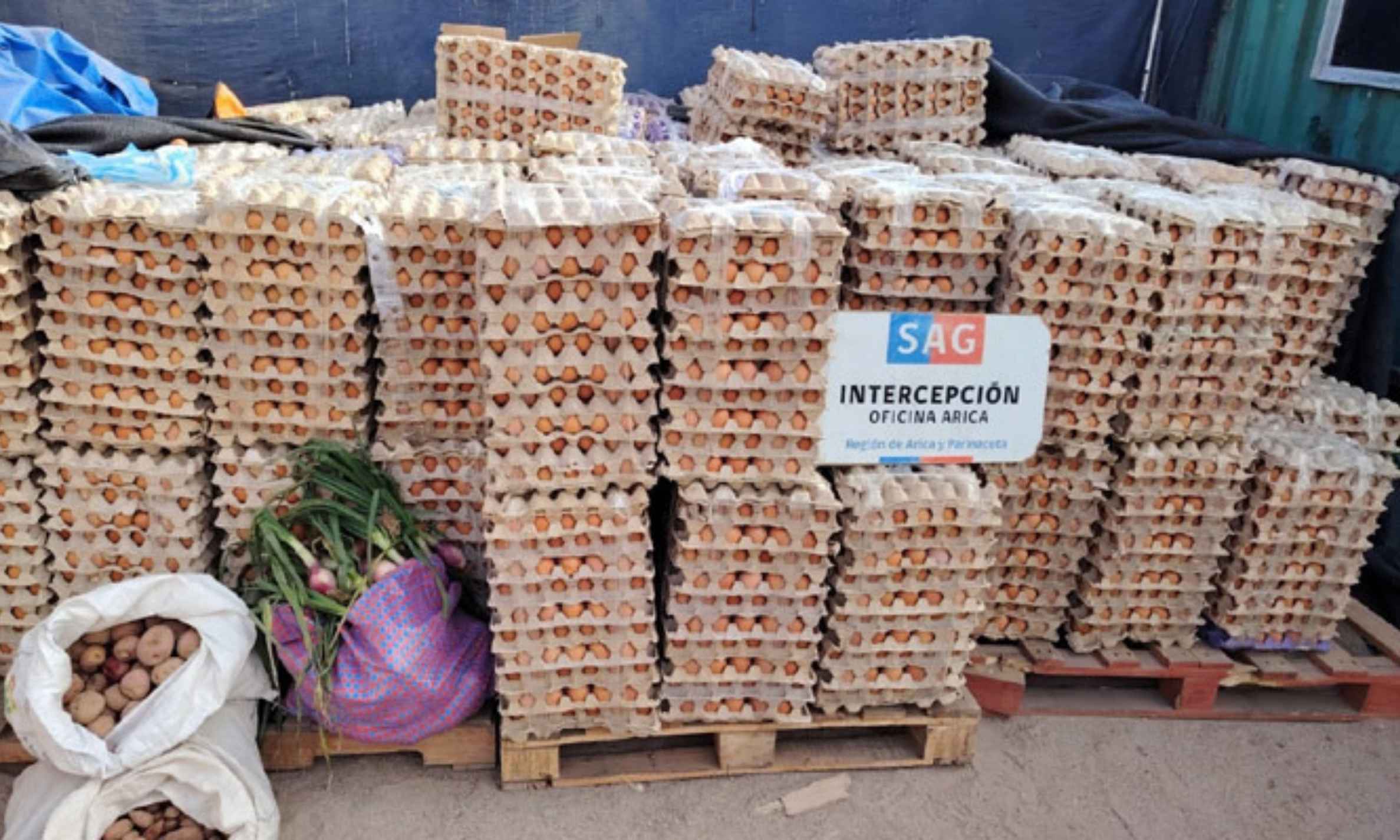 Huevos clandestinos: El particular (y creciente) contrabando desde Bolivia que inquieta al agro chileno