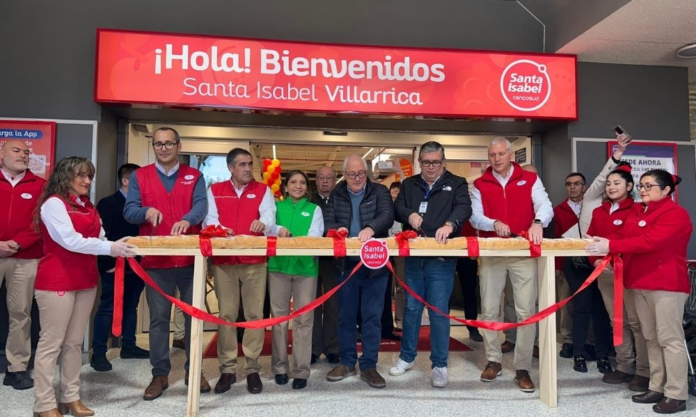 Cencosud inaugura primer supermercado Santa Isabel en Villarrica y refuerza su plan de expansión en Chile