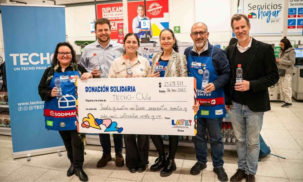 <strong>Sodimac y Late! entregan importante aporte a TECHO-Chile gracias a compras solidarias</strong>
