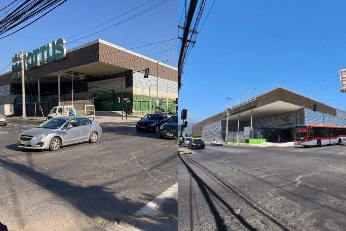 La nueva cara del ex Tottus de Puente Alto a más de cinco años de su incendio y de su cierre post estallido social