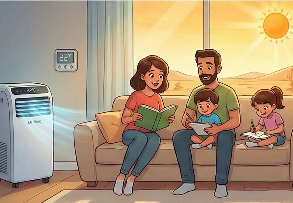 Tecnología Dual Inverter llega a los portátiles: nuevo modelo de aire acondicionado LG debuta en Chile y promete enfriar sin ruido