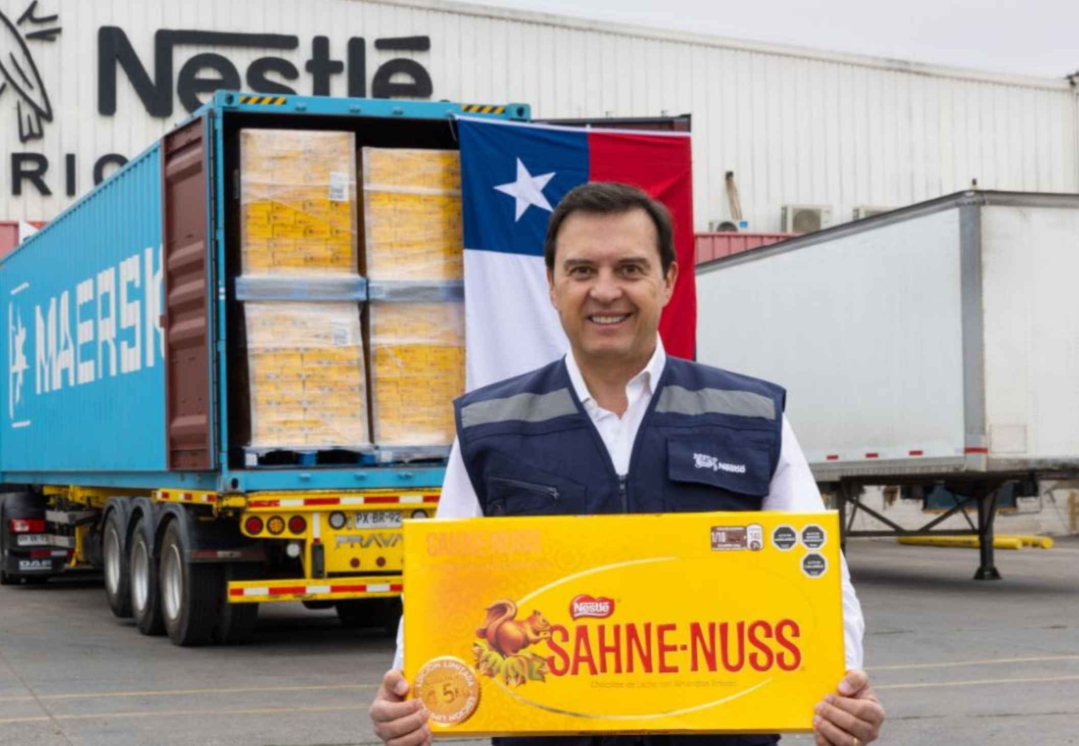 Sahne-Nuss cruza fronteras: Nestlé Chile apuesta por la exportación directa tras enviar 60 mil unidades a EE.UU. y alista un segundo envío