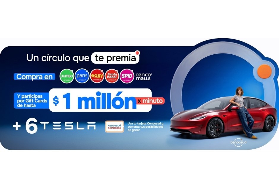 Cencosud reconoce y premia la preferencia de sus clientes con la mayor promoción de retail en su historia