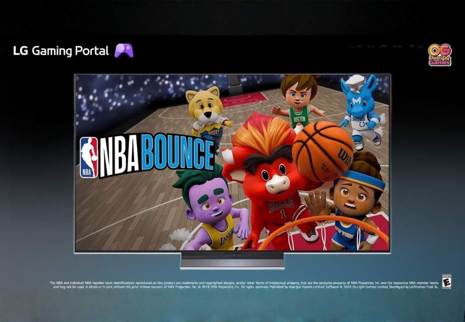LG firma alianza con Blacknut y lleva la diversión de NBA Bounce al Gaming Portal de sus TVs y monitores