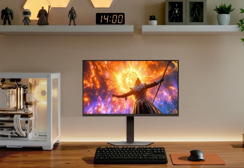 El contraste perfecto en videojuegos: Inteligencia Artificial de LG escala el gaming en monitores a resolución 5K.