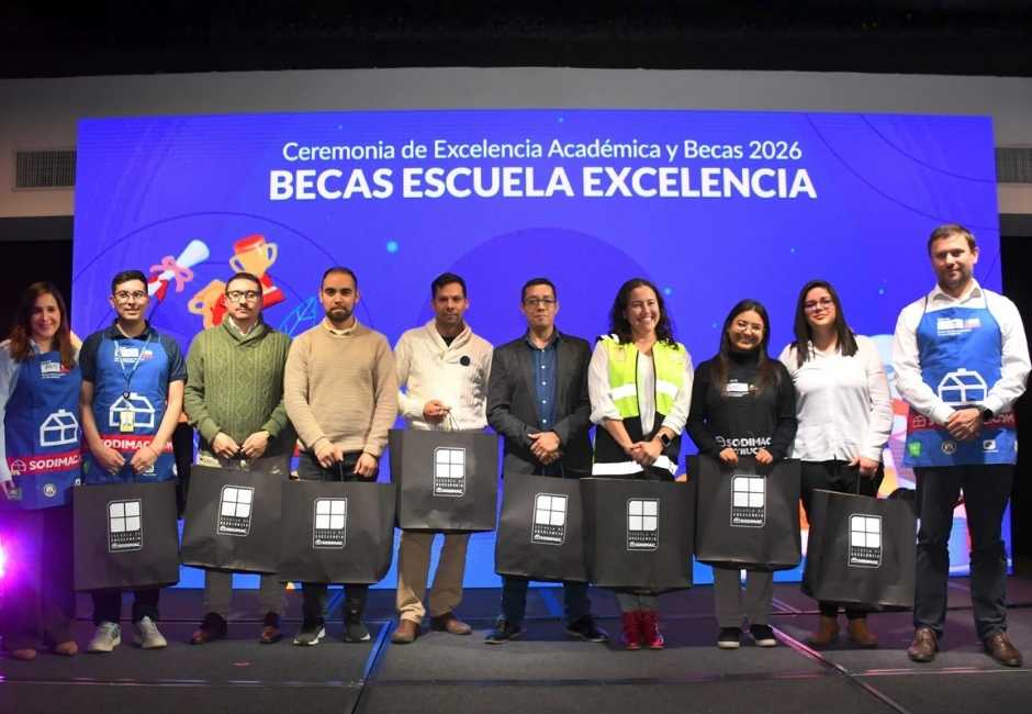 Sodimac entregó 754 becas y beneficios por excelencia académica a trabajadores y sus hijos