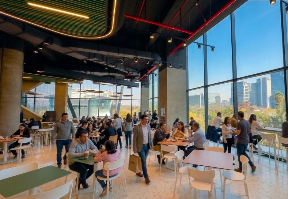 Parque Arauco inaugura propuesta gastronómica de dos pisos única en Chile